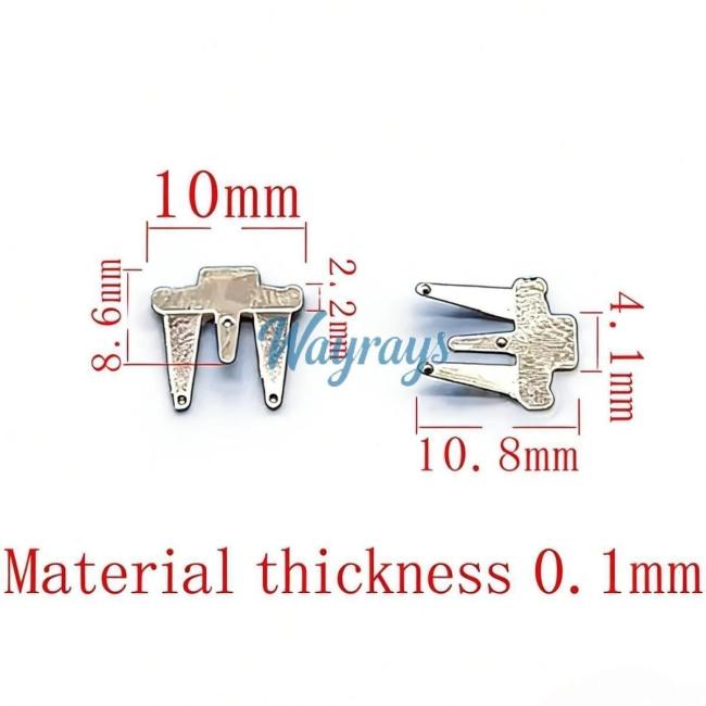 For Car remote controls battery clamp,Pls carefully verify the size! If the size is wrong, pls don't buy.If you wish to make a bulk purchase, please contact Sales.