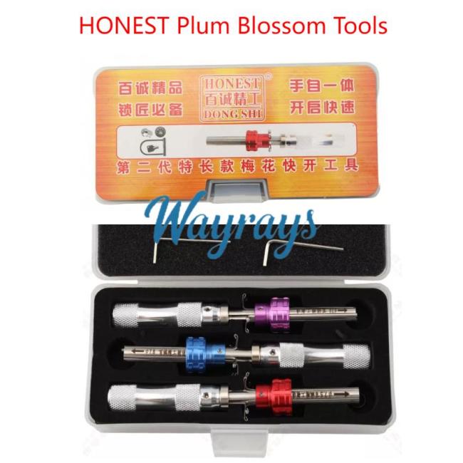 HONEST 2nd Generation Extra-Long 3-Piece Double Open-End Wrench Set