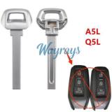 For 25-26 Audi A5L A7L emergency key blade