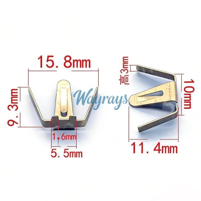 For Car remote controls battery clamp,Pls carefully verify the size! If the size is wrong, pls don't buy.If you wish to make a bulk purchase, please contact Sales.