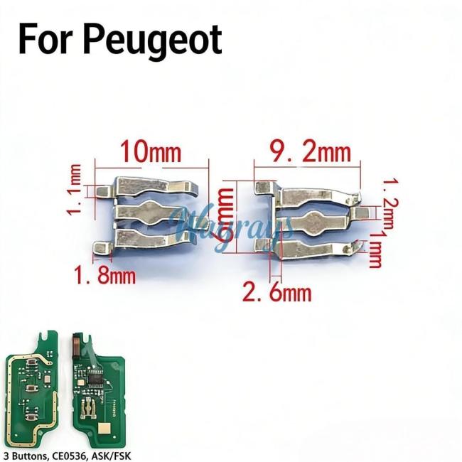 For Peugeot Car remote controls battery clamp,Pls carefully verify the size! If the size is wrong, pls don't buy.If you wish to make a bulk purchase, please contact Sales.