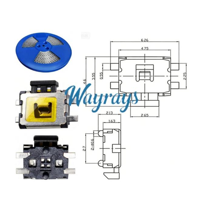 General Key switch for key remote PCB, 1 set=3000pcs