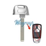 For Audi emergency key blade with OEM logo place