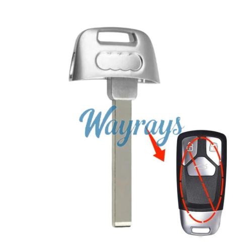 For Audi emergency key blade with OEM logo place