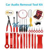 40pcs Car Trim Removal Tool Kit — Suitable for Audio Systems, Bumpers, Dashboards, Interior Clips etc