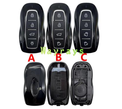 For Ford 2024 Equator Territory Tourneo key shell with logo place,if you need more pcs,pls ask your sales price