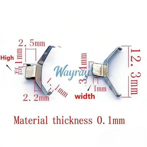 For Car remote controls battery clamp,Pls carefully verify the size! If the size is wrong, pls don't buy.If you wish to make a bulk purchase, please contact Sales.