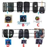The Special badge for key shell,1 set=5pcs