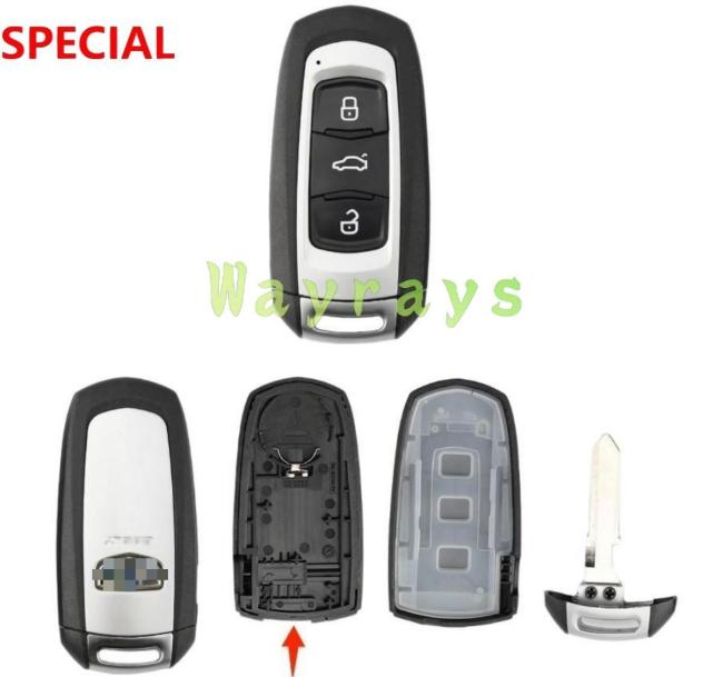For Geely EC7 key shell with logo place