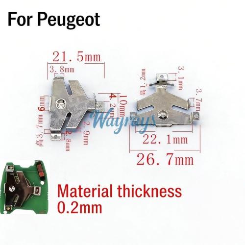 For Puegeot Car remote controls battery clamp,Pls carefully verify the size! If the size is wrong, pls don't buy.If you wish to make a bulk purchase, please contact Sales.
