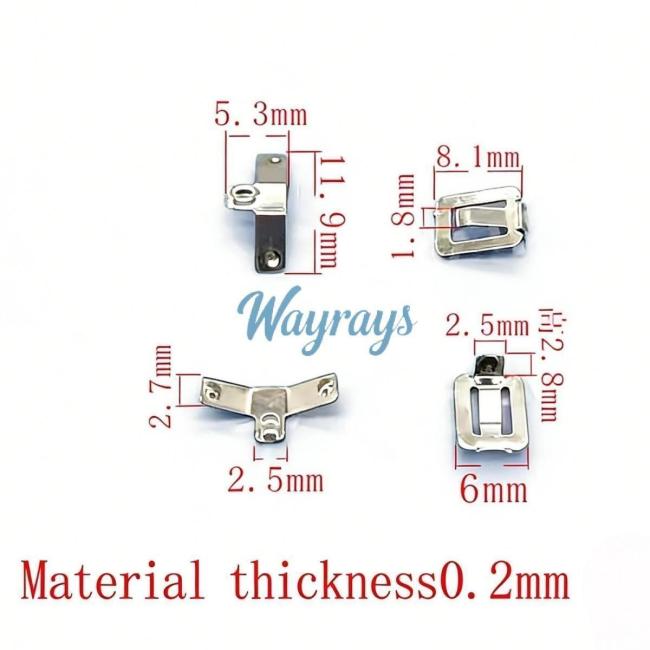 For Car remote controls battery clamp,Pls carefully verify the size! If the size is wrong, pls don't buy.If you wish to make a bulk purchase, please contact Sales.