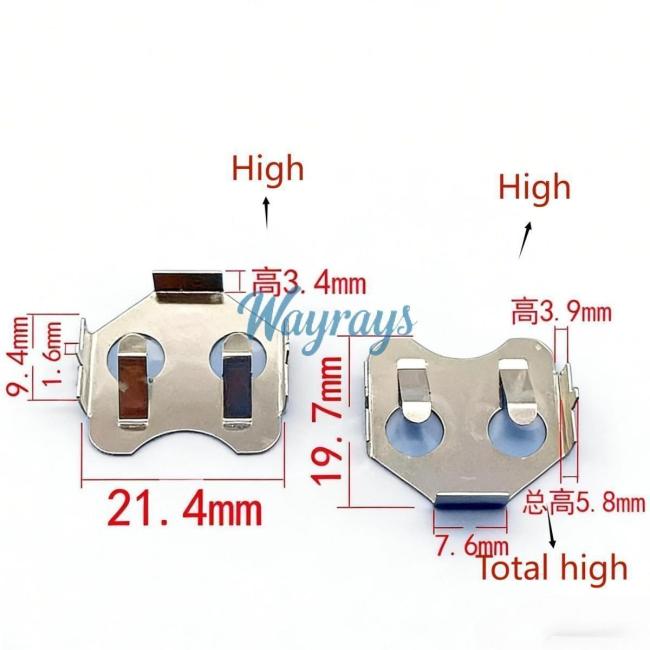 For Car remote controls battery clamp,Pls carefully verify the size! If the size is wrong, pls don't buy.If you wish to make a bulk purchase, please contact Sales.