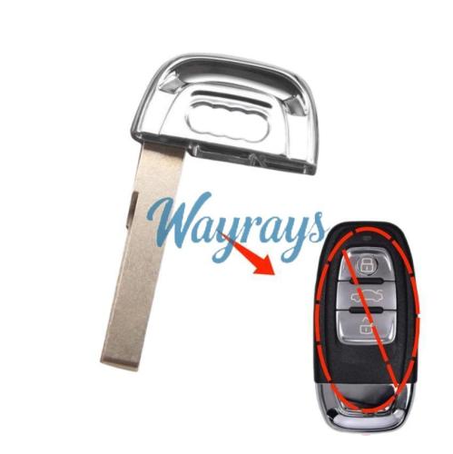 For Audi emergency key blade with OEM logo place
