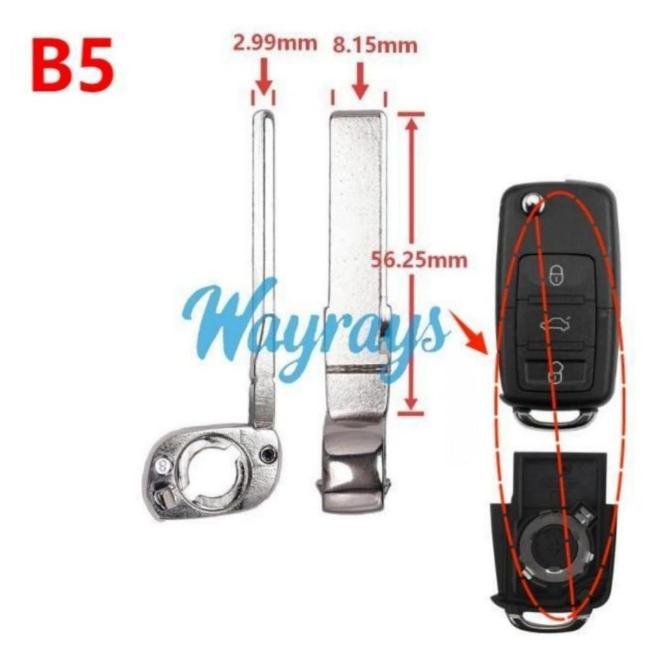 For VW B5 flip whole blade,if you need,pls ask the sales about the MOQ
