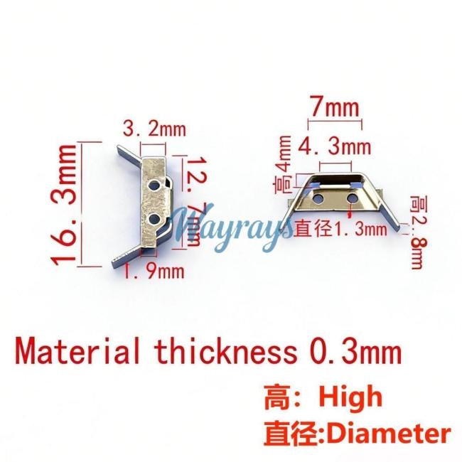 For Car remote controls battery clamp,Pls carefully verify the size! If the size is wrong, pls don't buy.If you wish to make a bulk purchase, please contact Sales.