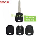 [Can put tpx long chip] For Suzuki transponder key shell without chip with OEM logo place,support SX4 Swift Liana S-Lander Alto Splash Landy