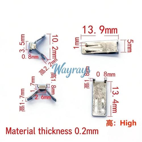 For Car remote controls battery clamp,Pls carefully verify the size! If the size is wrong, pls don't buy.If you wish to make a bulk purchase, please contact Sales.