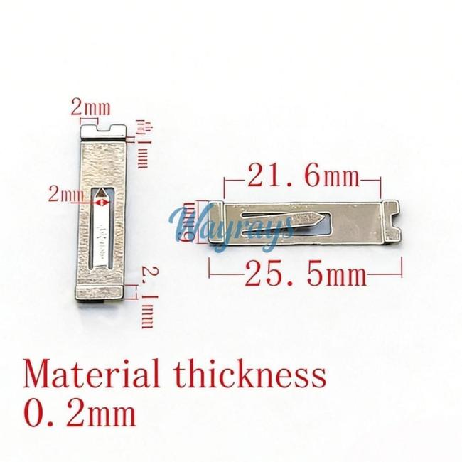 For Car remote controls battery clamp,Pls carefully verify the size! If the size is wrong, pls don't buy.If you wish to make a bulk purchase, please contact Sales.