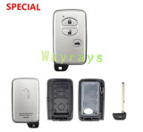 For Toyota key shell with crown logo place