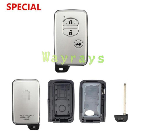 For Toyota key shell with crown logo place