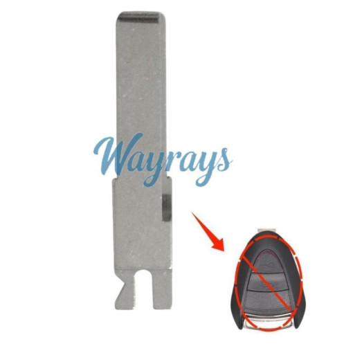 For Porsche HU66 emergency key blade
