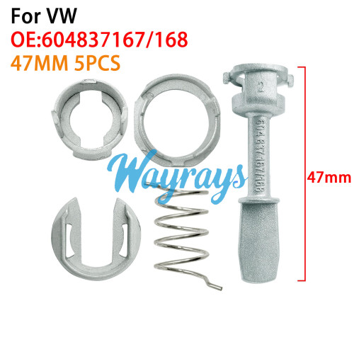 For VW POLO Bora door lock cylinder parts 5-piece repair kit tool OE: 604837167/168