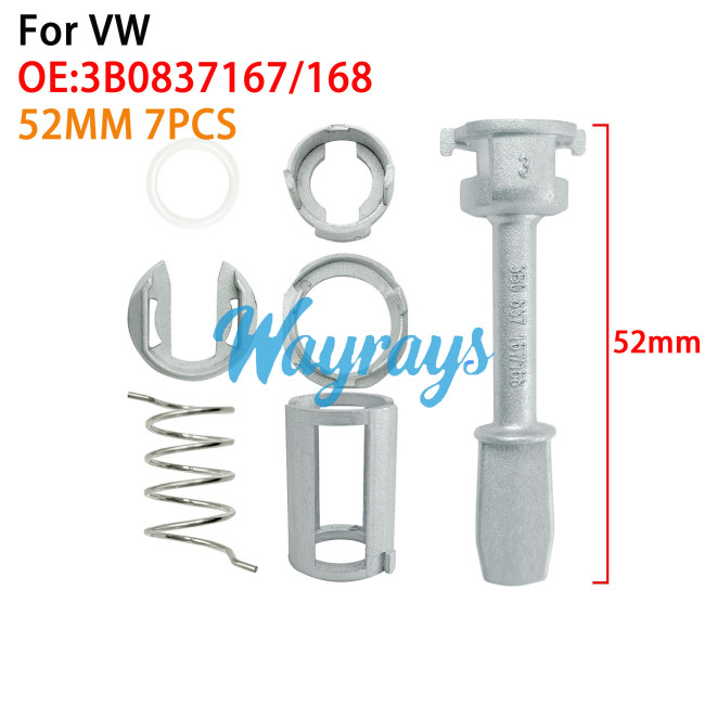 For VW Lupo/Passat lock cylinder parts 7-piece repair kit tool OE: 3B0837167/168