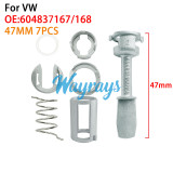 For VW POLO Bora door lock cylinder parts 7-piece repair kit tool OE: 604837167/168