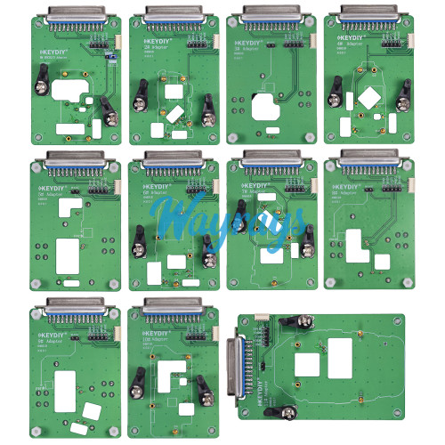 2026 KEYDIY Clamp Adapter Type 11pcs of Adapter Boards , work with KD-X4, KD MAX and Other devices Support Permanent Free Use