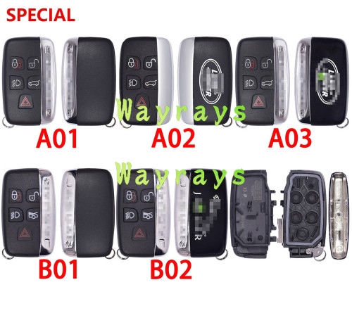 For Landrover Rangerover key shell with OEM logo place