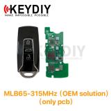 Keydiy MLB-65 OEM solution 315mhz Smart remote for VW