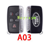For Landrover Rangerover key shell with OEM logo place