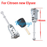 For Citroen new Elysee left door lock with 1 key