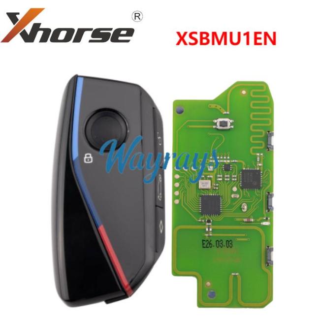 XSBMU1EN Xhorse BMW Bread-shaped style smart key,support all BMW F/G chassis models