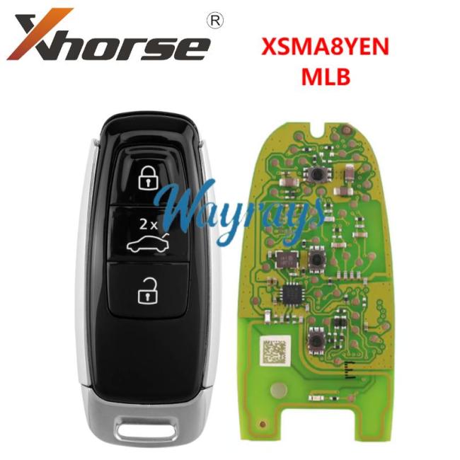 XSMA8YEN 2026 Xhorse Audi A8 style OEM Solution MLB Remote Key , work with MLB / VVDI2 / Key Tool Plus,Support Audi/ Volkswagen/ Bentley/ Porsche/ Lamborghini