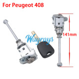 For Peugeot 408 left front door lock with 1 key