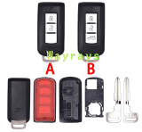 For Mitsubishi G8D644M-KEY-E ID46 chip PCF7952A with FSK 434mhz 2/3 button remote key