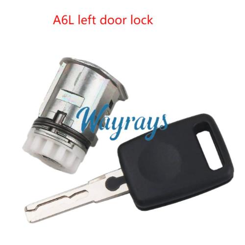 For Audi A6L left door lock with 1 key