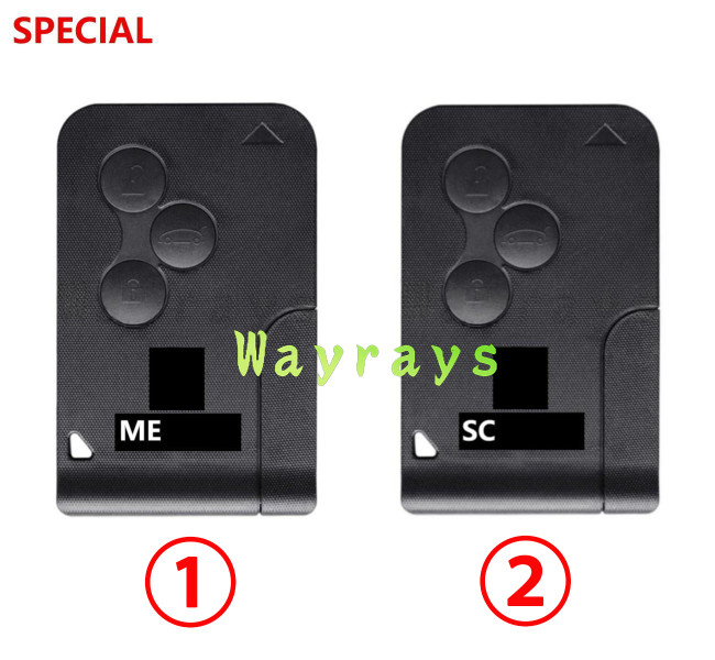 For Renault Megane3 and Scenic key shell with OEM logo place