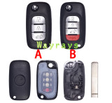 For Benz keyless key shell with round logo place