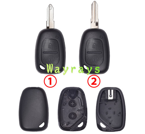 For Renault key shell  without logo