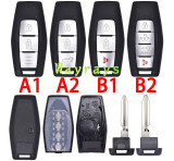 For Mitsubishi KR5MTXN1 4A chip HITAG AES with FSK 434mhz keyless remote key