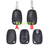 For Renault ID46 chip PCF7946A with ASK 434mhz 2 button remote key