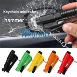 Multifunctional 3-in-1 Emergency Keychain Tool: Mini Car Window Breaker & Safety Hammer