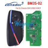 Lonsdor BM3S-02 for BMW universal Smart key,Support G-chassis BDC2/BDC3/BCP