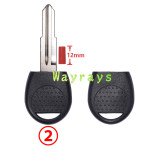 For Chevrolet transponder key shell without chip without logo
