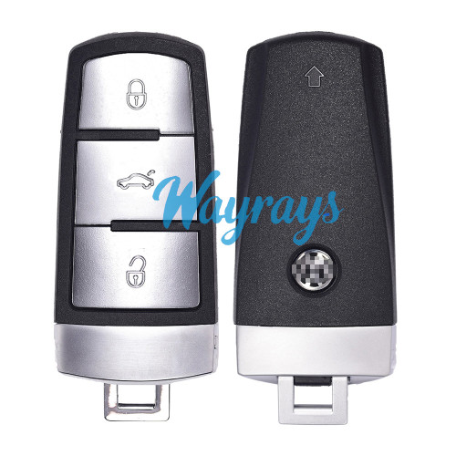 Original for VW Magotan 3C0 959 752 BA ID48 chip 434mhz half- keyless 3 button remote key,with aftermarket shell