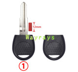 For Chevrolet transponder key shell without chip without logo