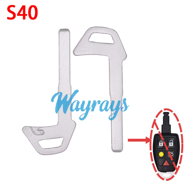For Volvo S40 S80 emergency key blade