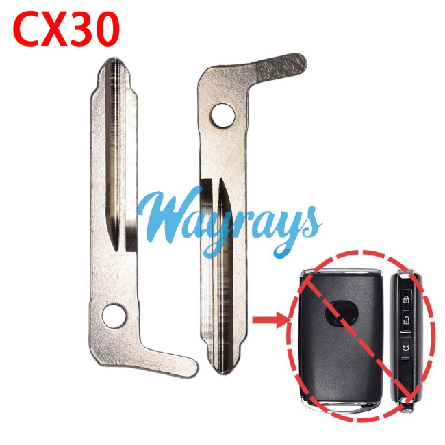 For Mazda CX30 emergency key blade